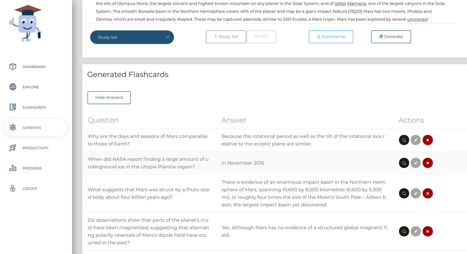 Automatic Question Generation with AutoLearnify
